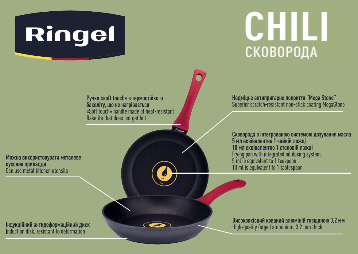 Сковорода RINGEL Chili 26 см