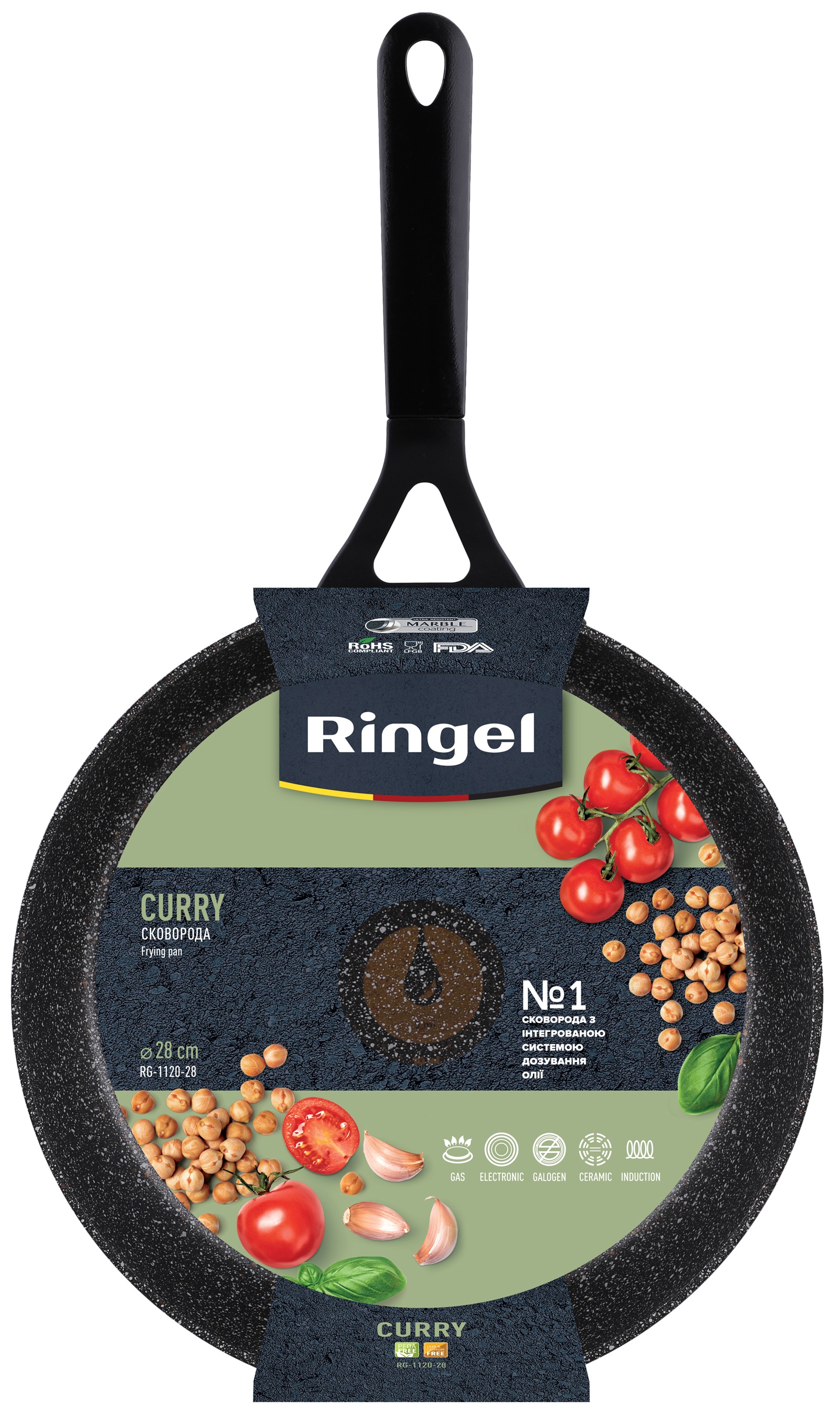 Сковорода RINGEL Curry 28 см