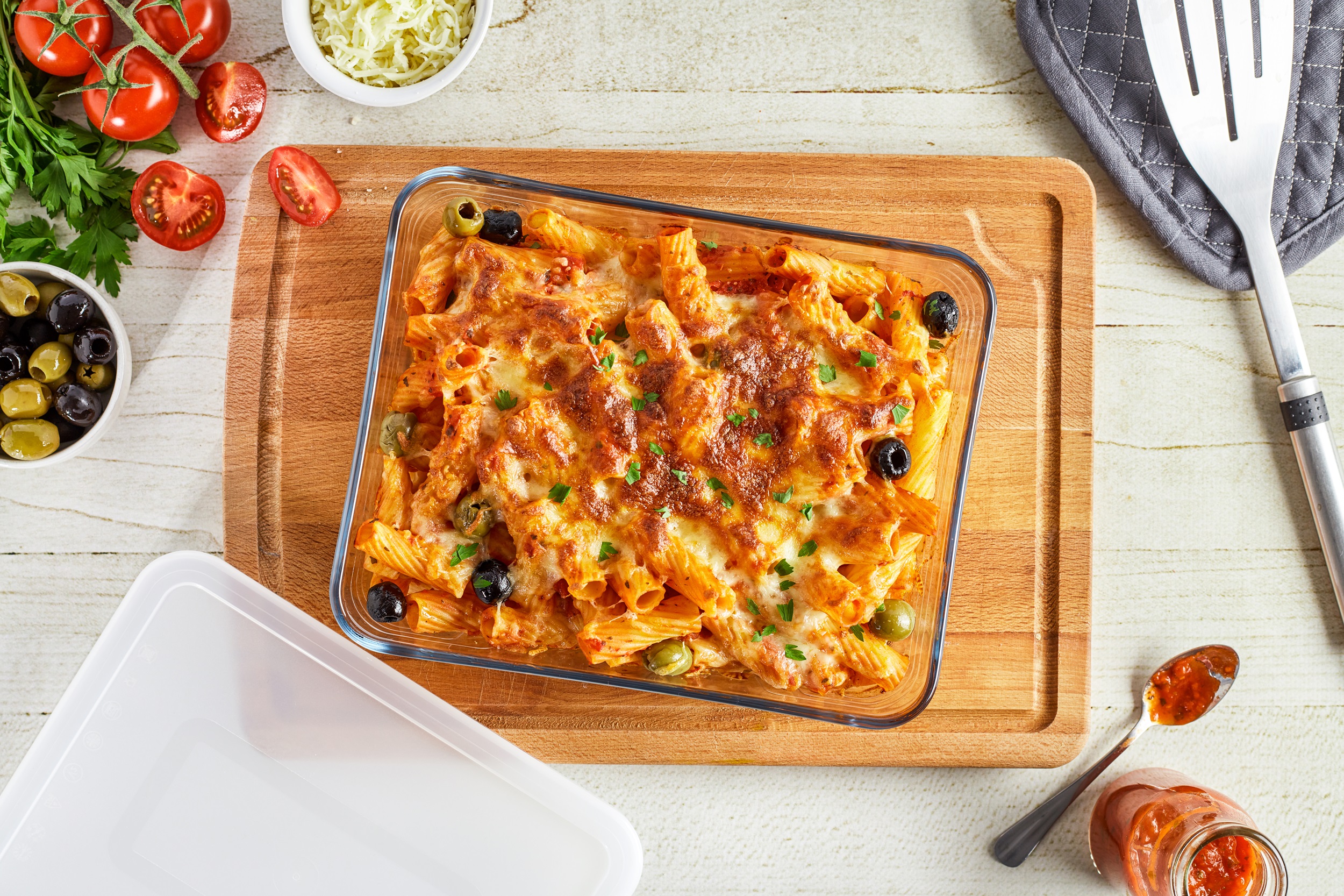 Форма з кришкою Pyrex Cook&Freez, 24х19х8 см