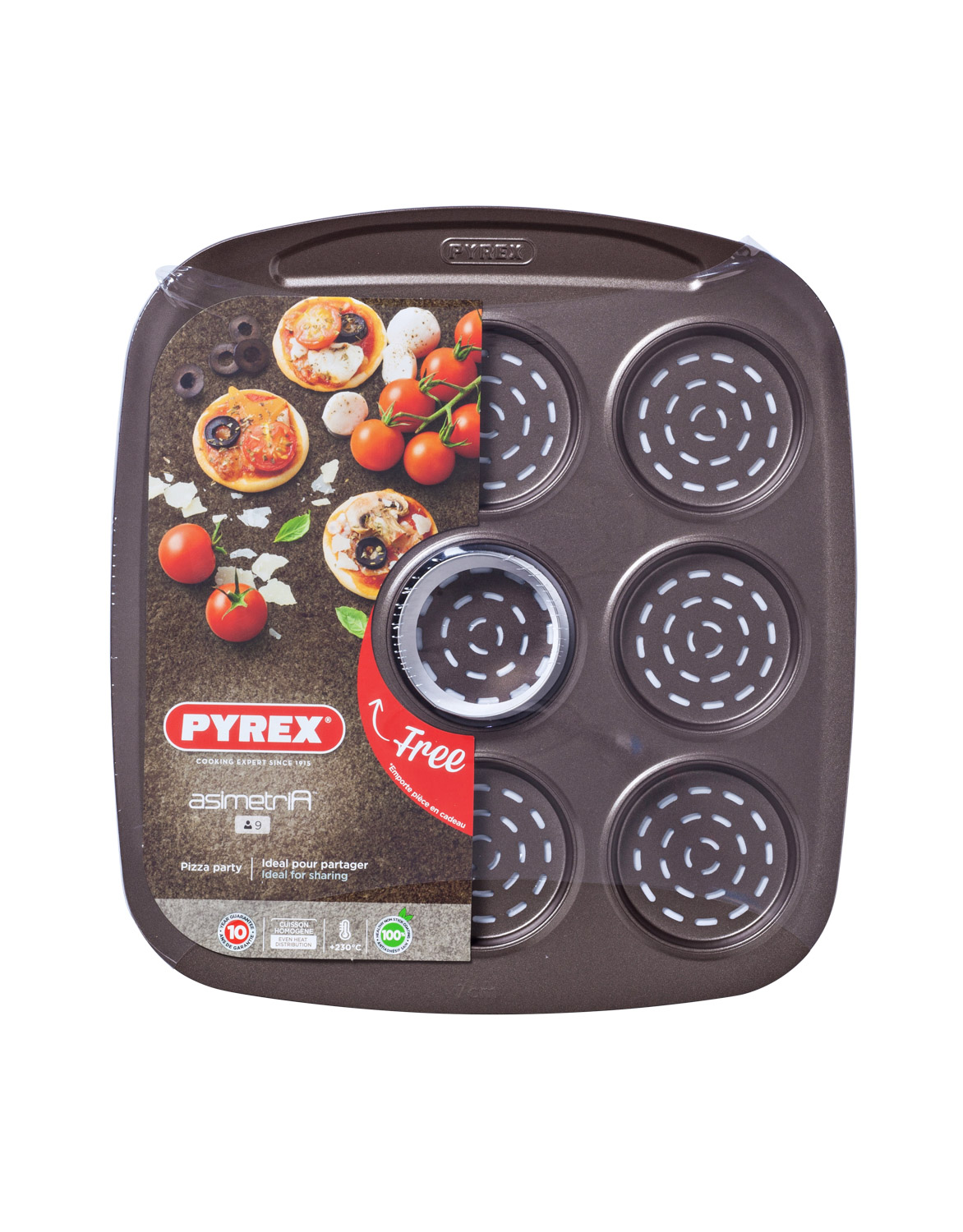 Форма PYREX ASIMETRIA, 9 шт. 6.5 см.