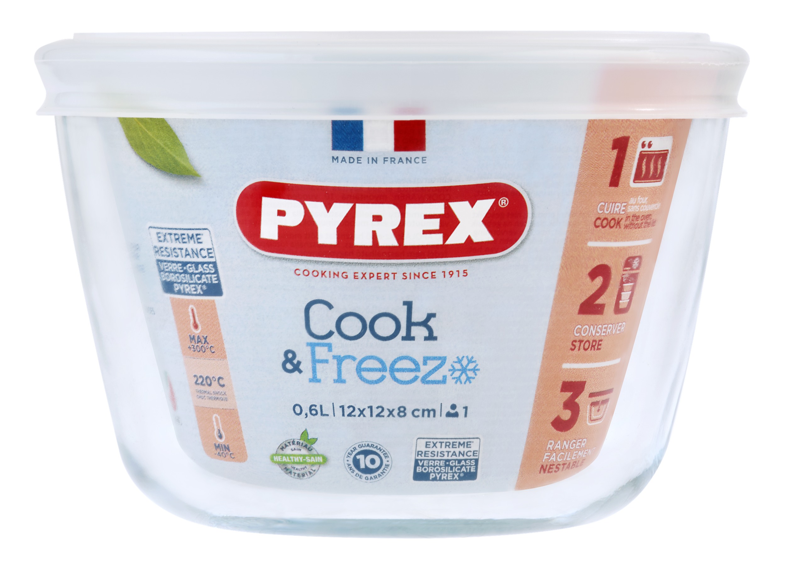 Форма Pyrex Cook&Freez, 12х8 см