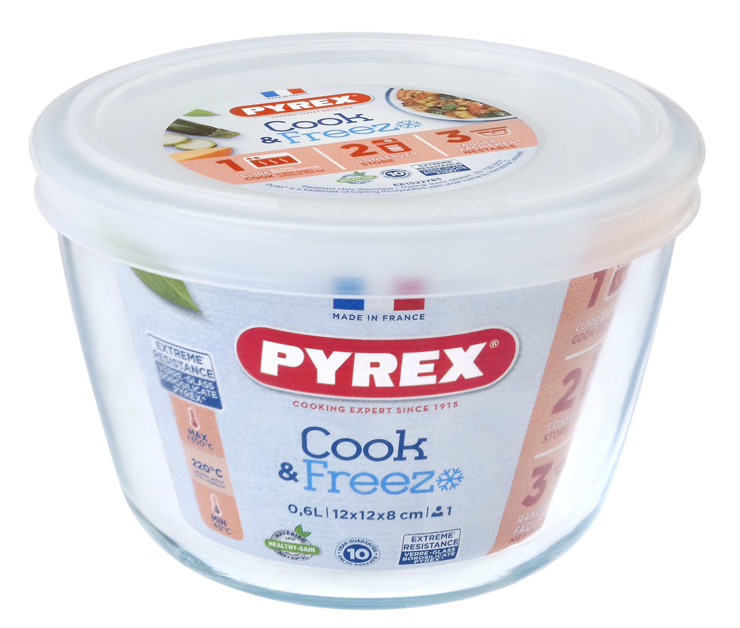 Форма Pyrex Cook&Freez, 12х8 см