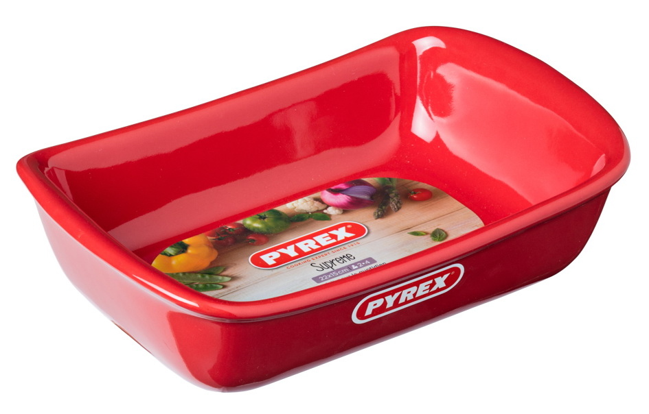 Форма PYREX Supreme red 22х15 см