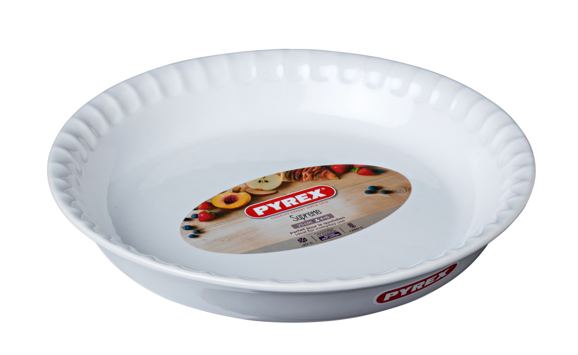 Форма PYREX Supreme white 25 см