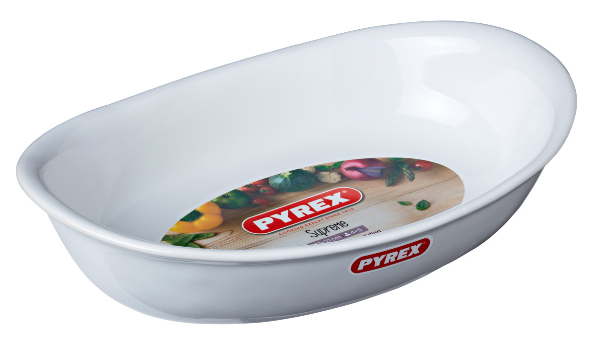 Форма PYREX Supreme white 31х21 см