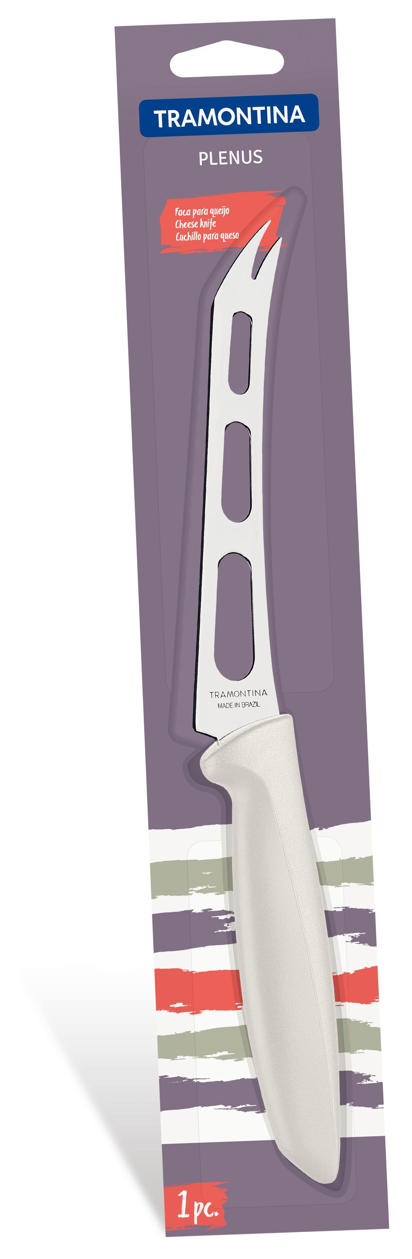 Ніж для сиру Tramontina Plenus light grey, 152 мм