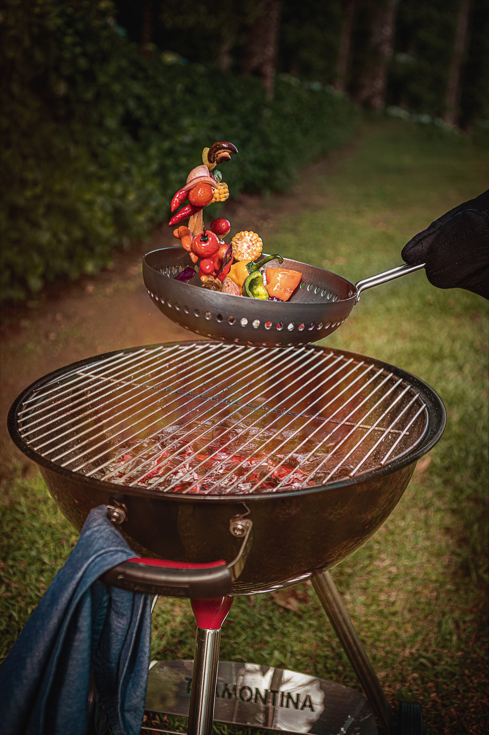 Сковорода ВОК для гриля Tramontina Barbecue, 26 см.