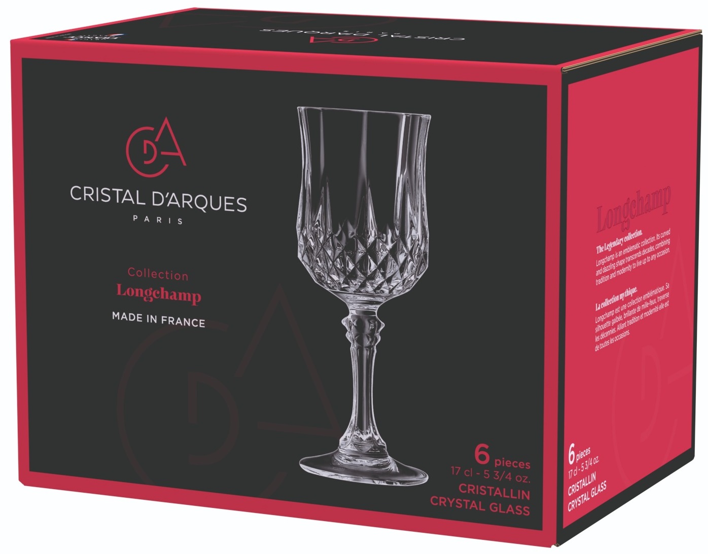 Набір келихів Cristal d'Arques Paris Longchamp, 6х170 мл