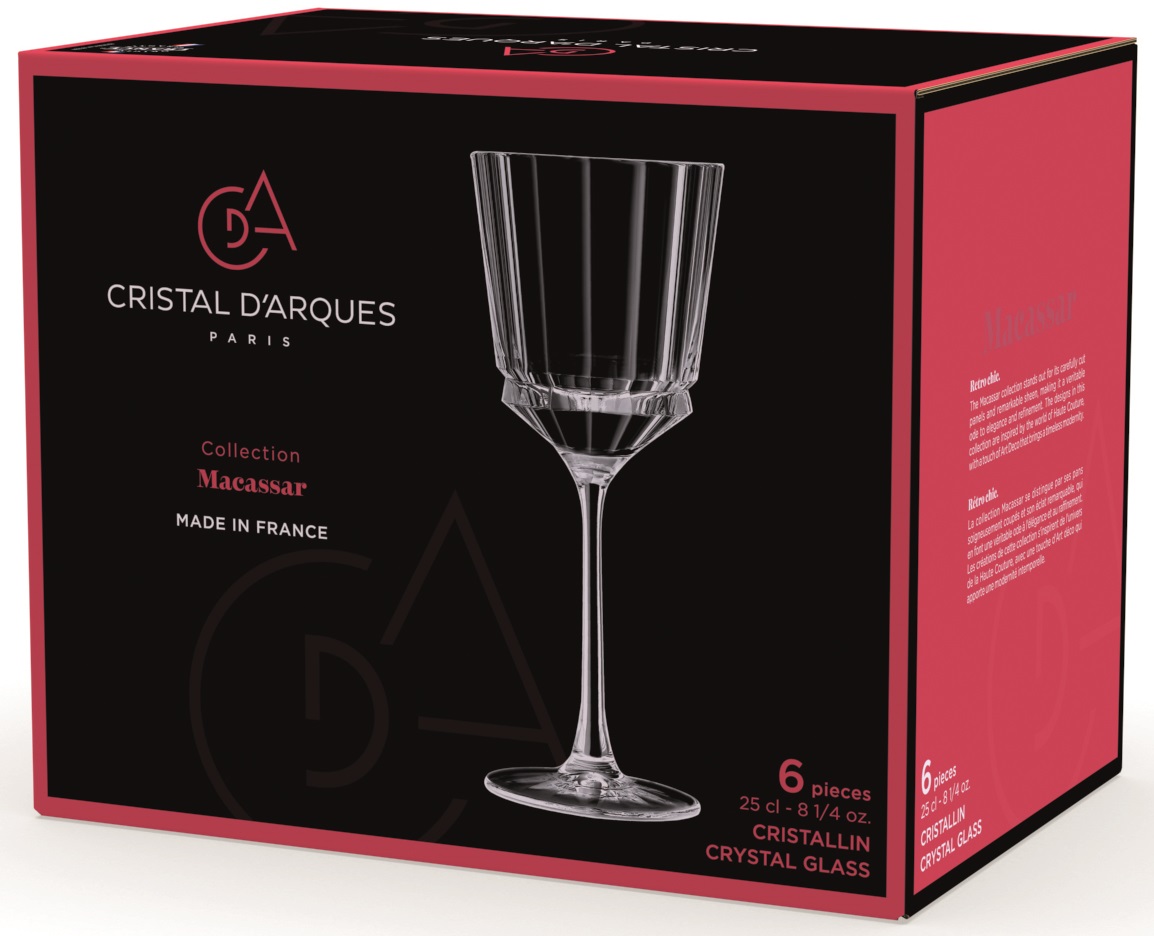 Набір келихів Cristal d'Arques Paris Macassar