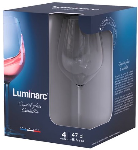 Набір келихів Luminarc Menades, 4х470 мл