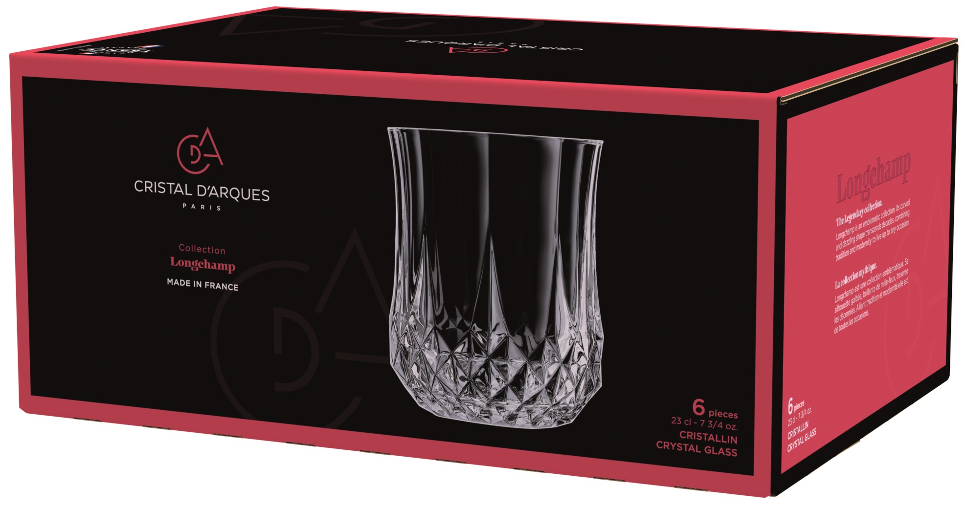 Набір склянок Cristal d'Arques Paris Longchamp