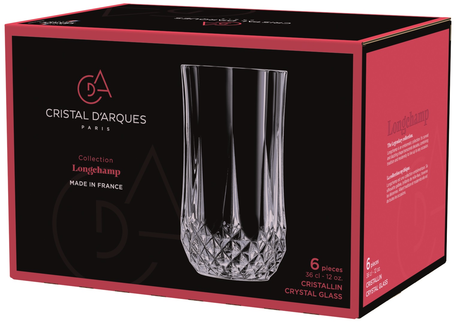 Набір склянок Cristal d'Arques Paris Longchamp