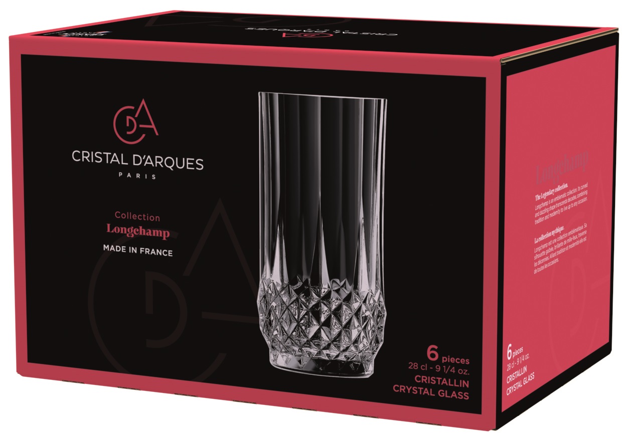 Набір склянок Cristal d'Arques Paris Longchamp
