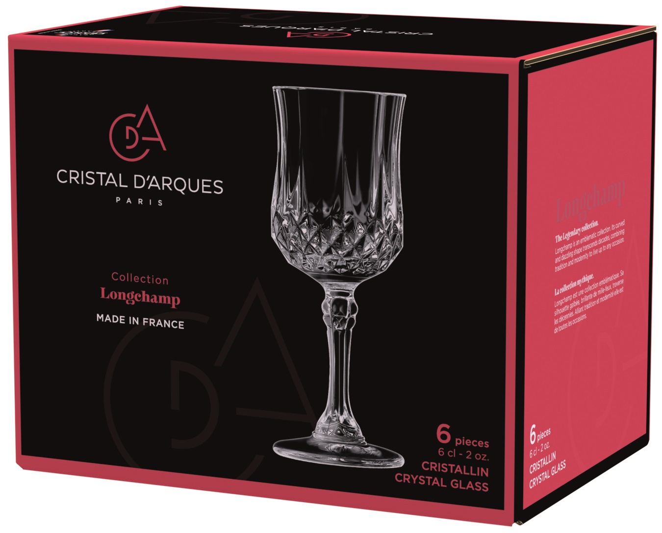 Набір чарок Cristal d'Arques Paris Longchamp