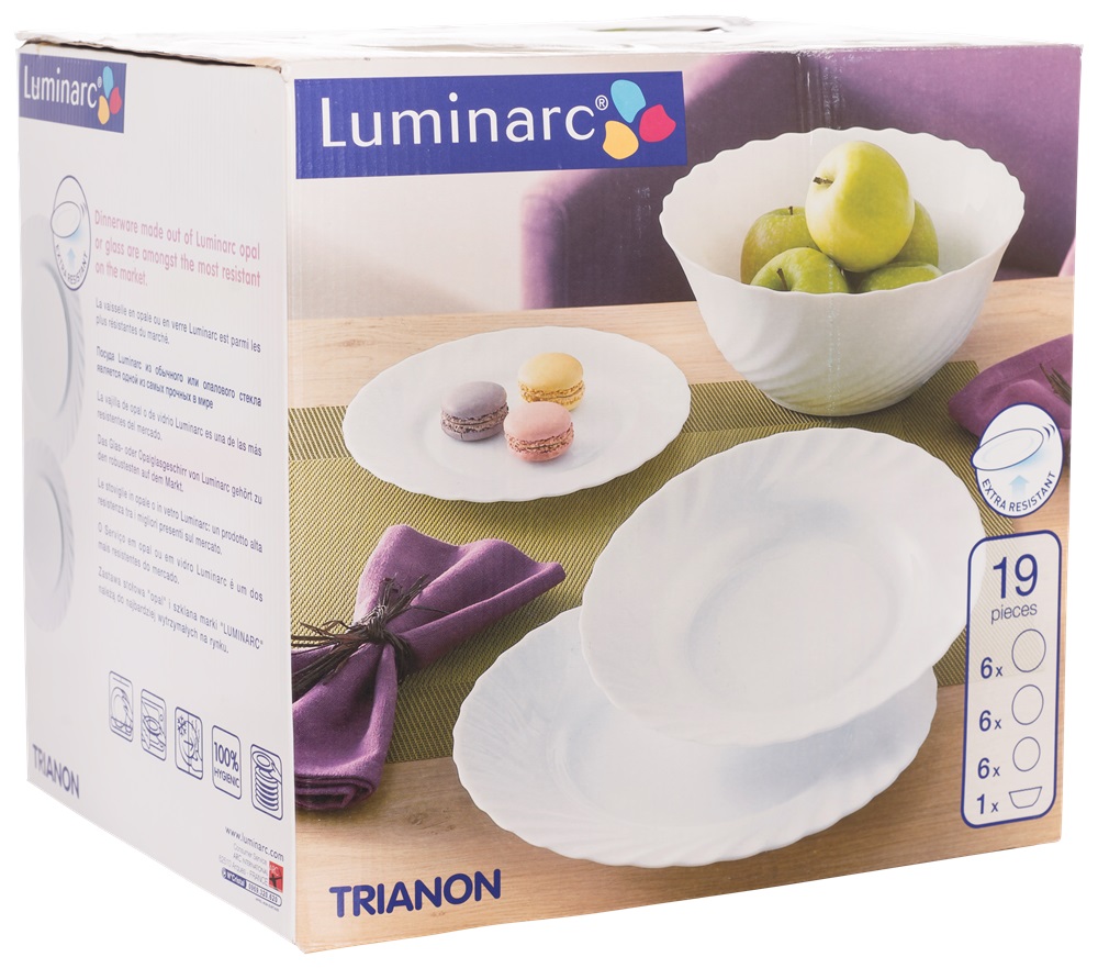 Сервіз столовий LUMINARC TRIANON, 19 предметів