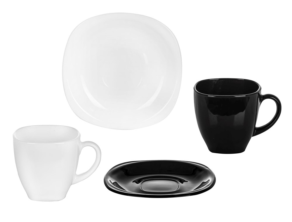 Сервіз чайний LUMINARC CARINE BLACK&WHITE, 12 предметів