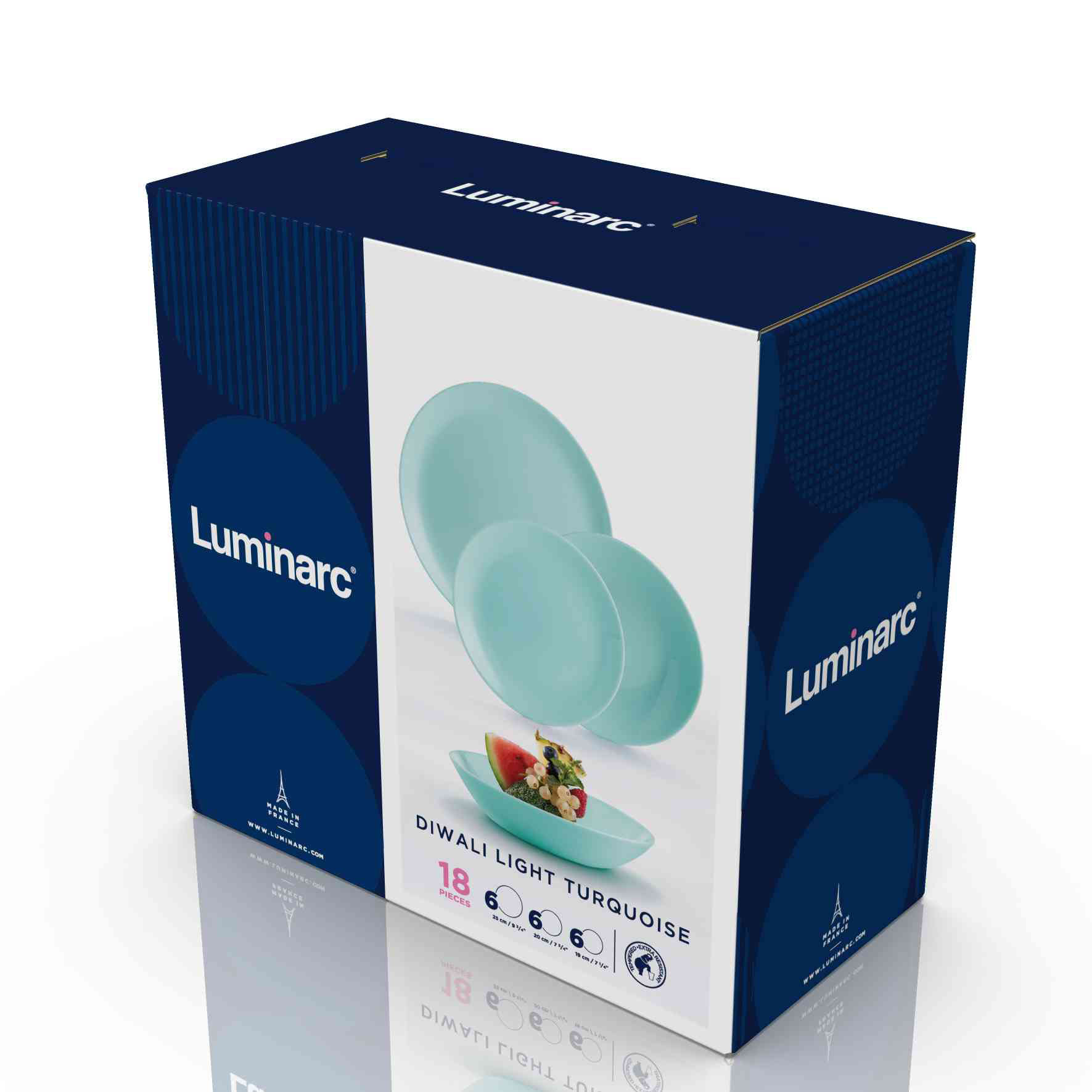 Сервіз Luminarc Diwali Light Turquoise 18 предметів