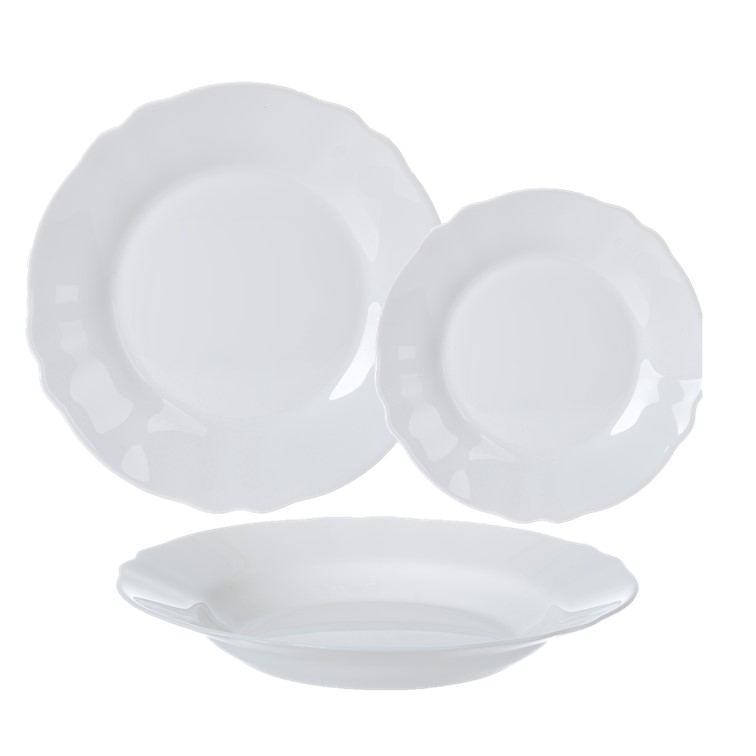 Сервіз LUMINARC LOUIS XV WHITE, 18 предметів