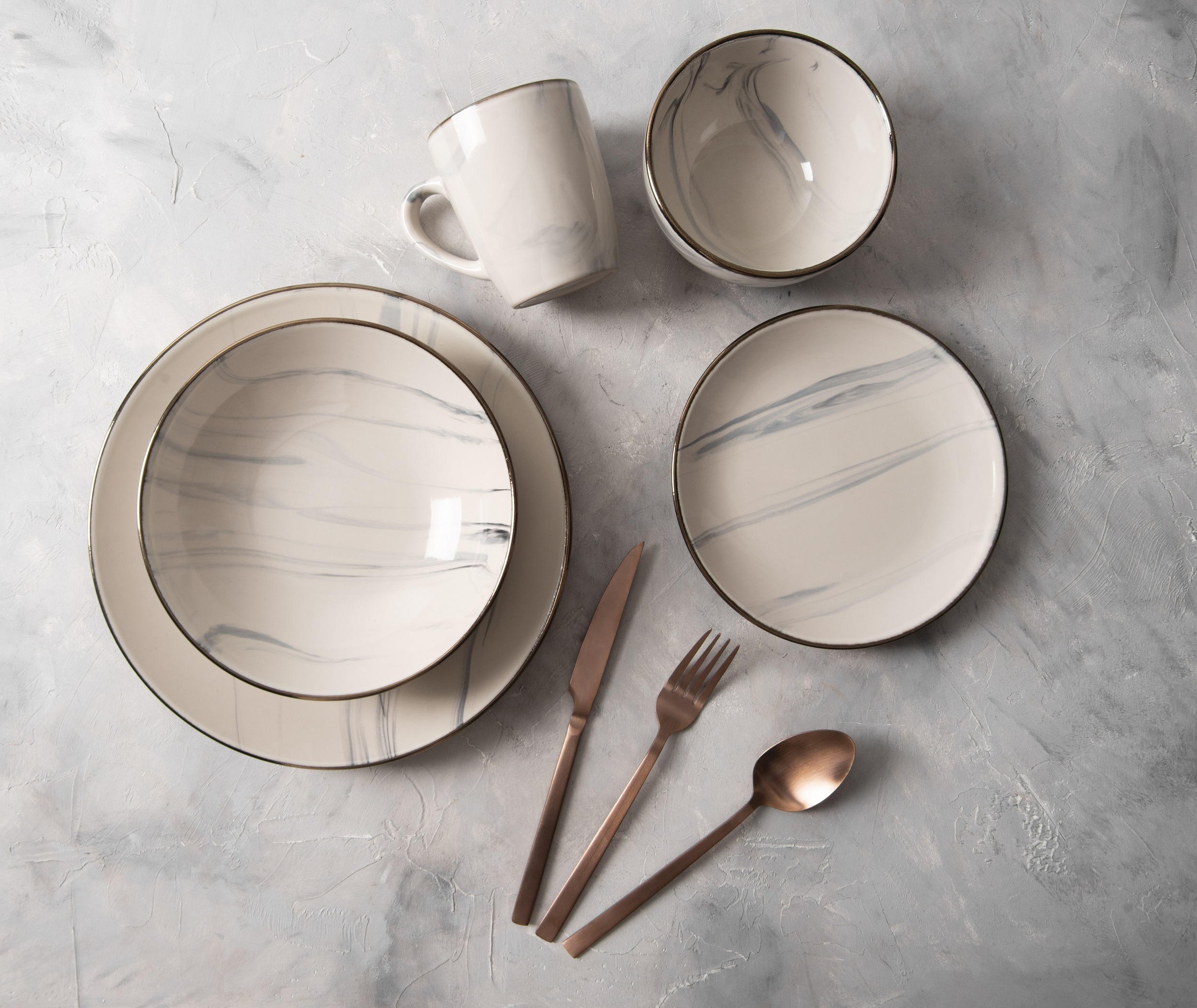 Тарілка супова Limited Edition Marble