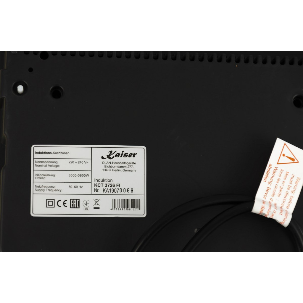 Варочна поверхня Kaiser KCT3726FI