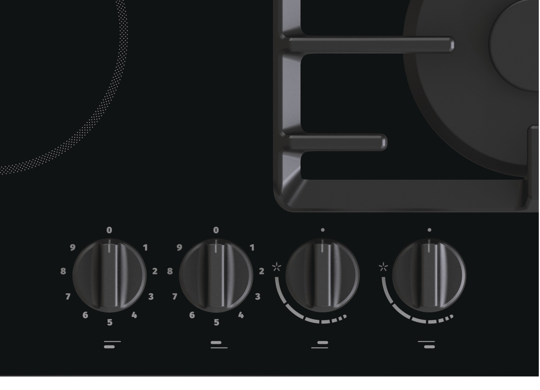 Комбінована варильна поверхня Gorenje GCE 691 BSC (BGR6CAB-E1F)