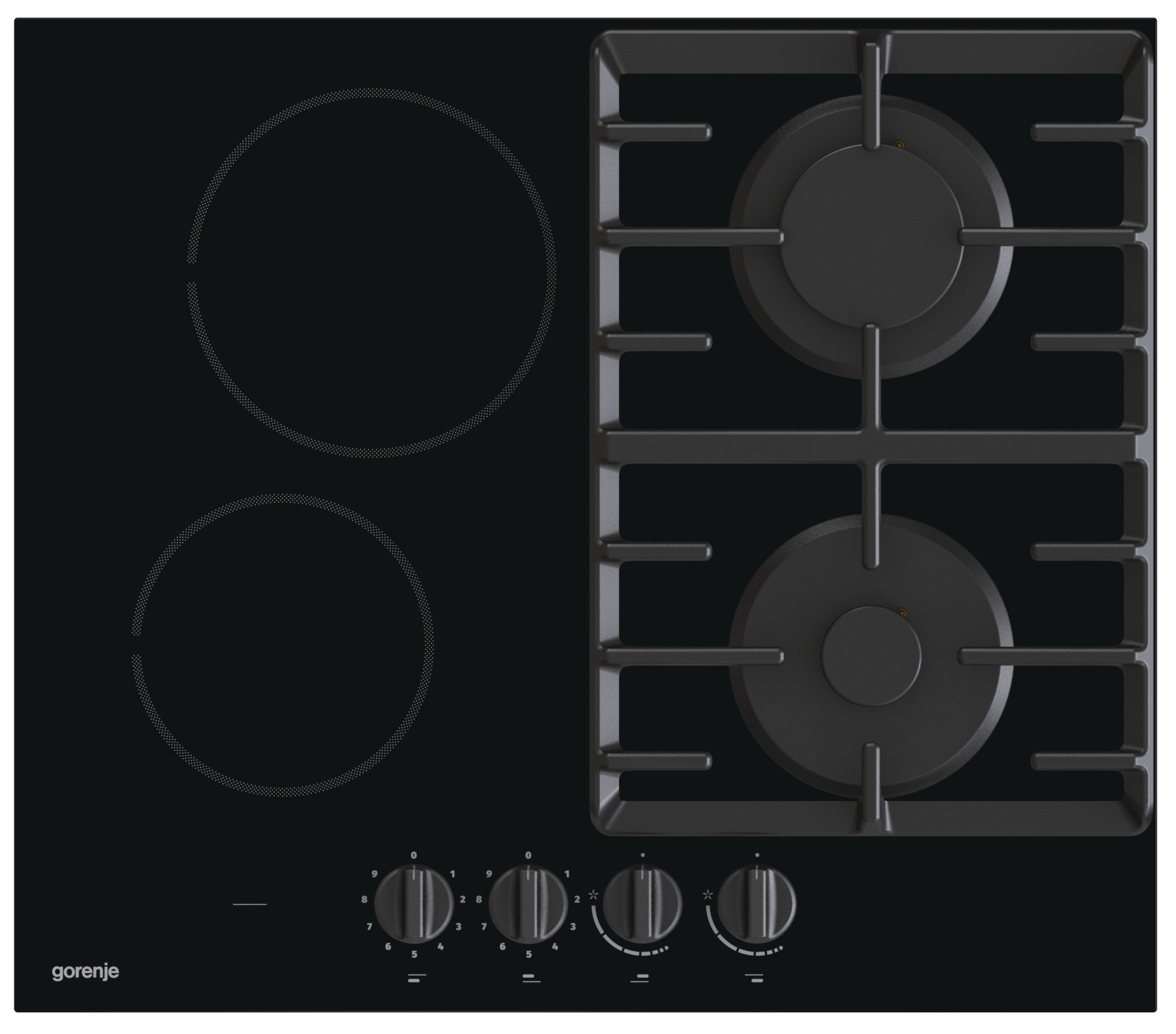 Комбінована варильна поверхня Gorenje GCE 691 BSC (BGR6CAB-E1F)