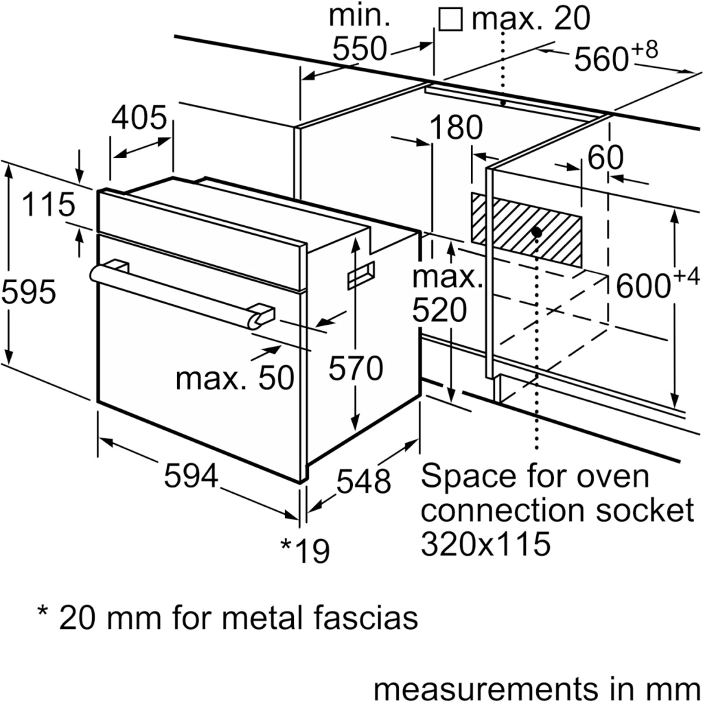 Духова шафа Bosch HBJ558YW3Q
