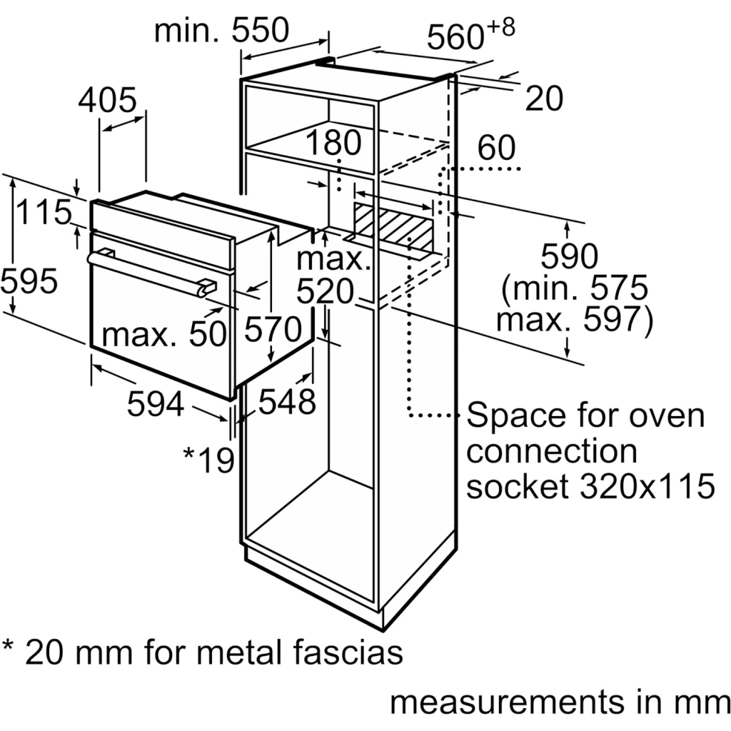 Духова шафа Bosch HBJ558YW3Q