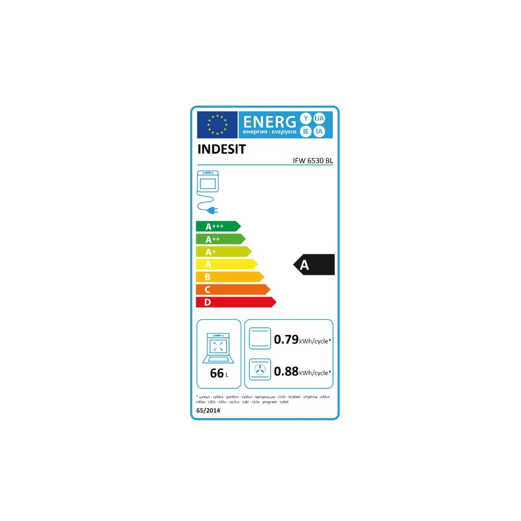 Духова шафа Indesit IFW6530BL