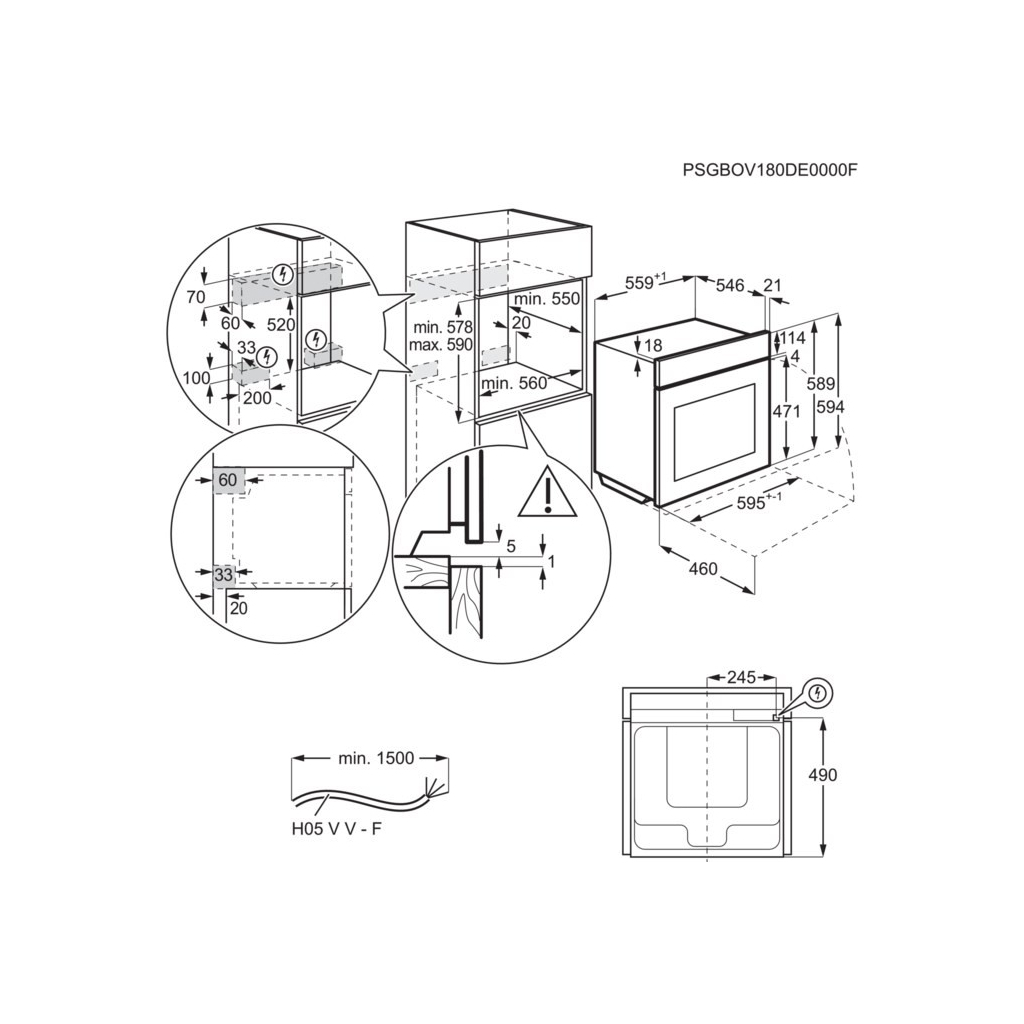 Духова шафа Electrolux EOD3C70TK