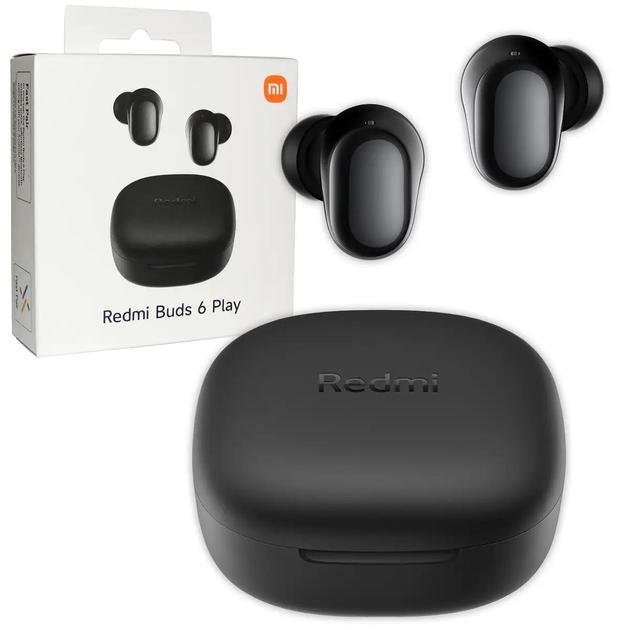 Навушники Xiaomi Redmi Buds 6 Play Black (BHR8776GL)