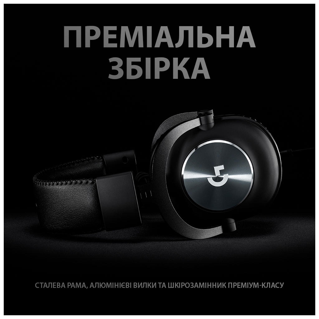 Навушники Logitech G PRO X Gaming Headset Black (981-000818)