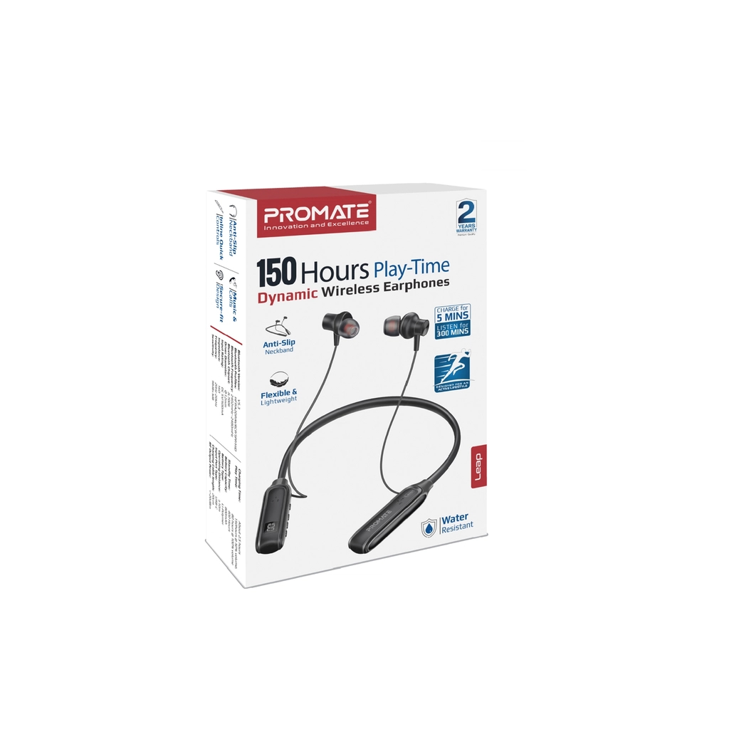 Навушники Promate Leap Black (leap.black)