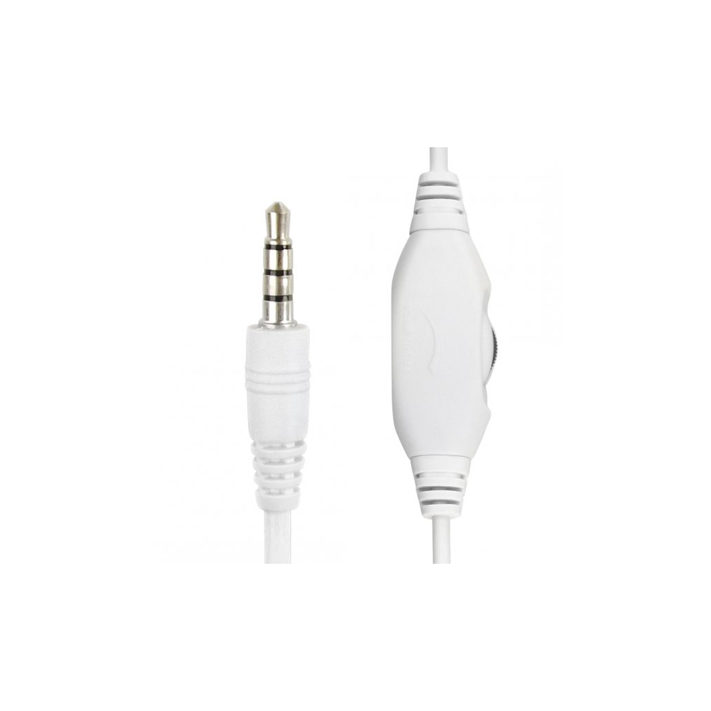 Навушники Gembird MHS-03 White/Red (MHS-03-WTRD)