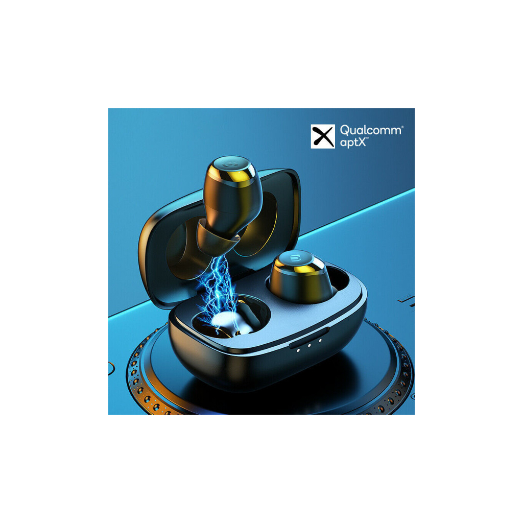 Навушники Ugreen WS100 HiTune Stereo Earbuds aptX Black (80606)