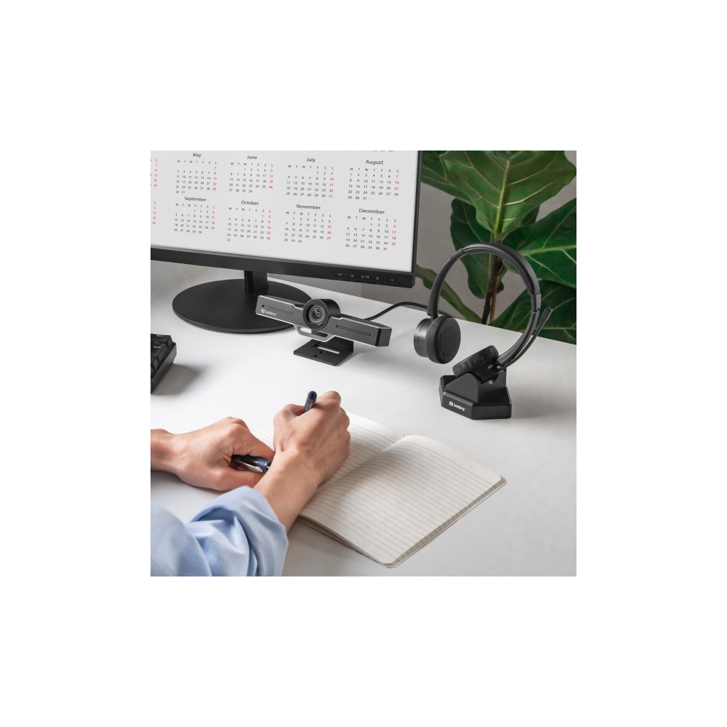 Навушники Sandberg Wireless Office Headset Pro+ Bluetooth Black (126-18)