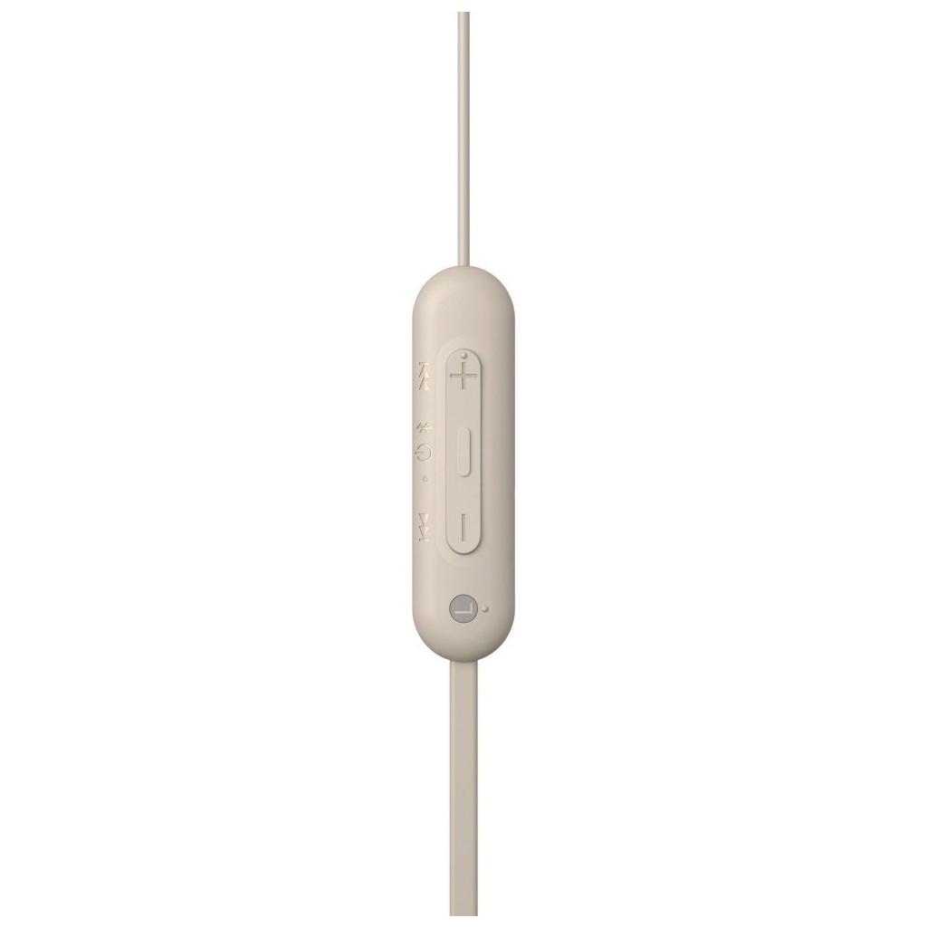 Навушники Sony WI-C100 Beige (WIC100C.CE7)
