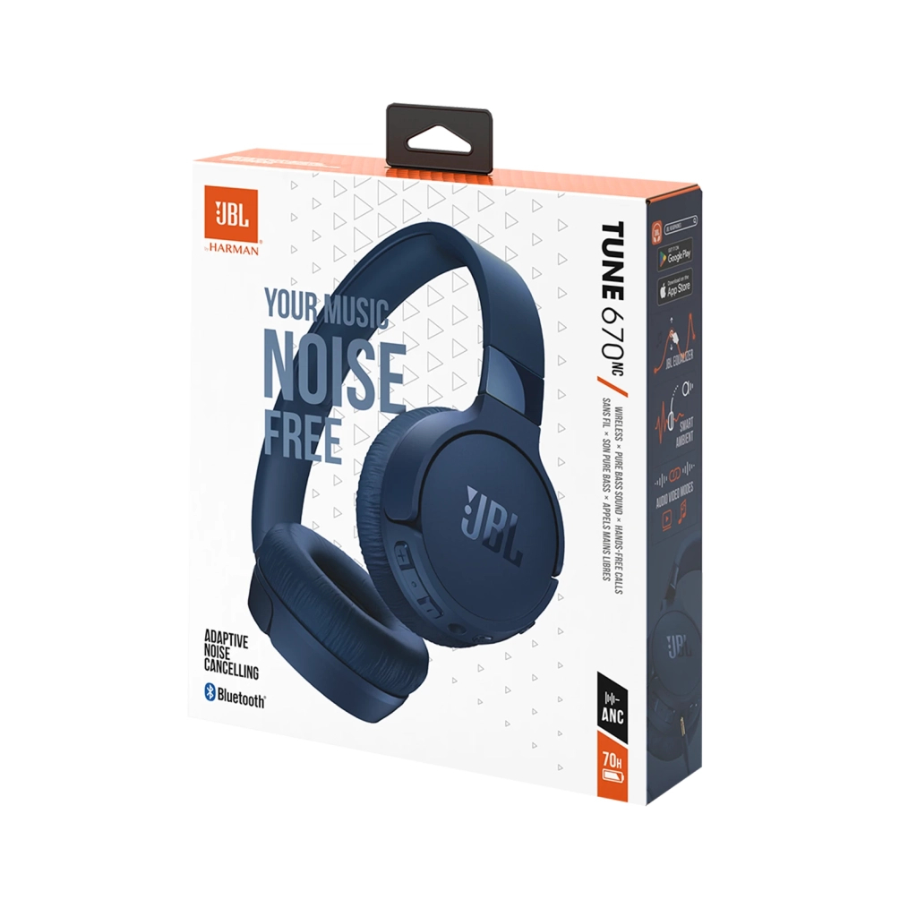 Навушники JBL Tune 670NC Blue (JBLT670NCBLU)