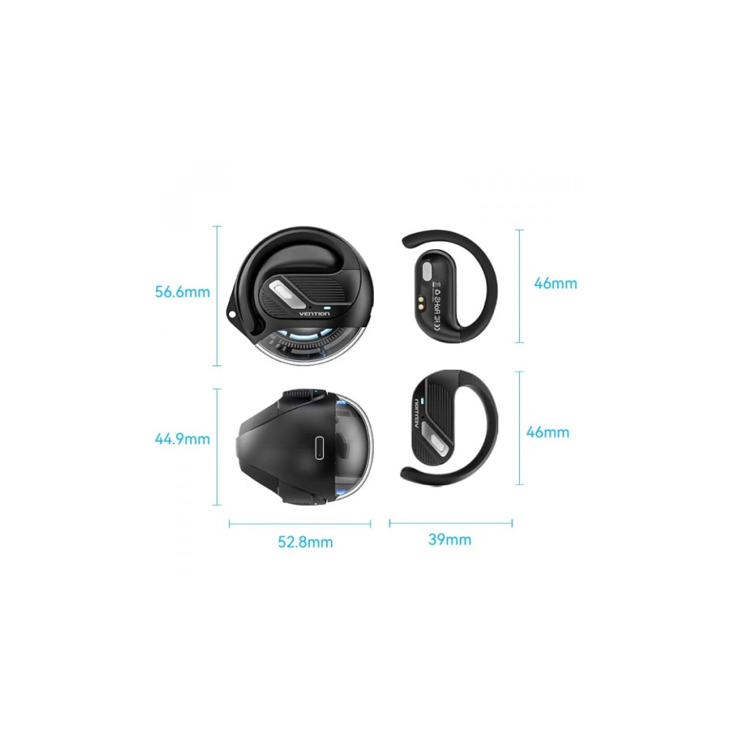 Навушники Vention OpenBeat O12 Black (NBUB0)