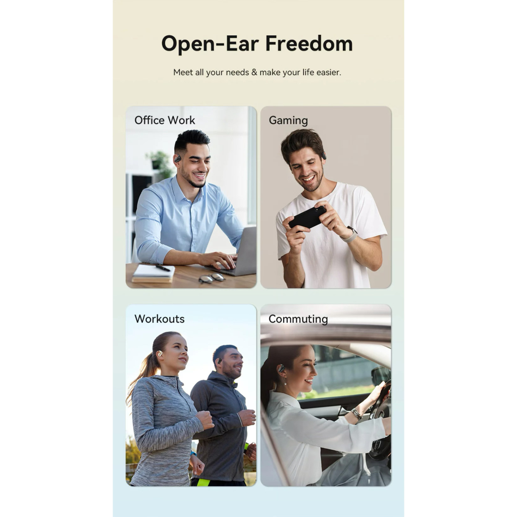 Навушники Vention OpenBeat O11 Black (NBPB0)