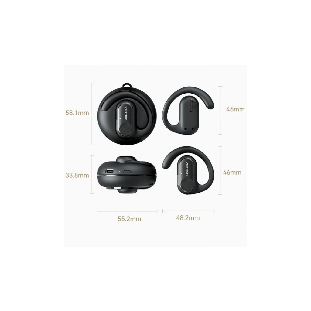 Навушники Vention OpenBeat O11 Black (NBPB0)