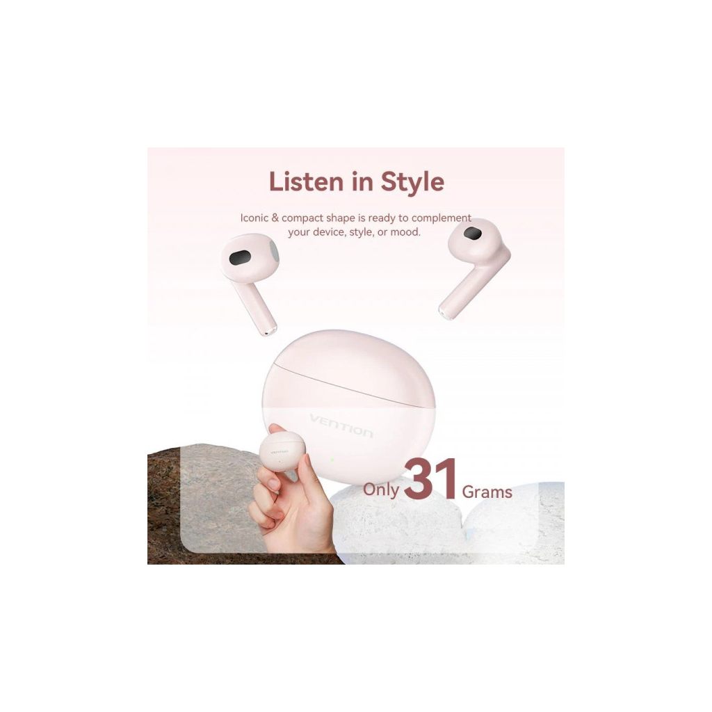 Навушники Vention Elf Earbuds E06 Pink (NBKP0)