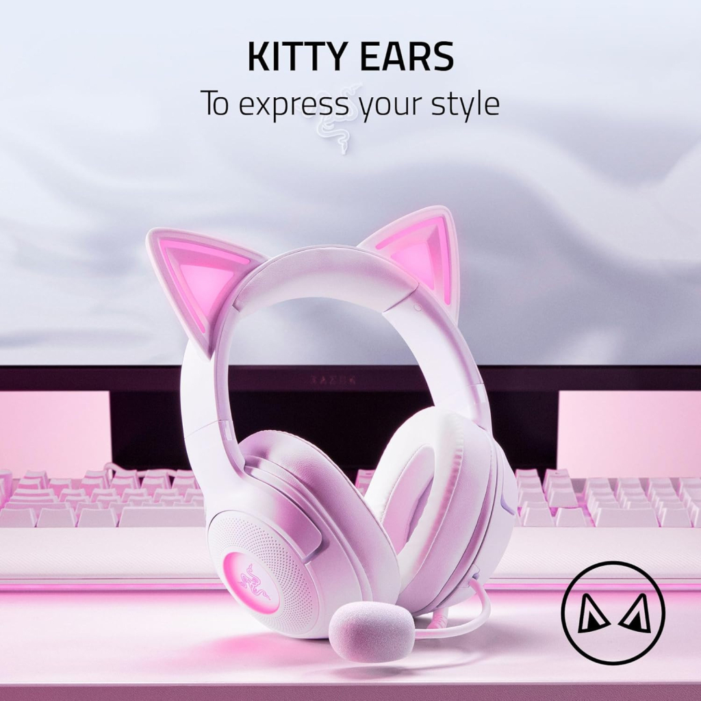 Навушники Razer Kraken Kitty V2 White (RZ04-04730600-R3M1)