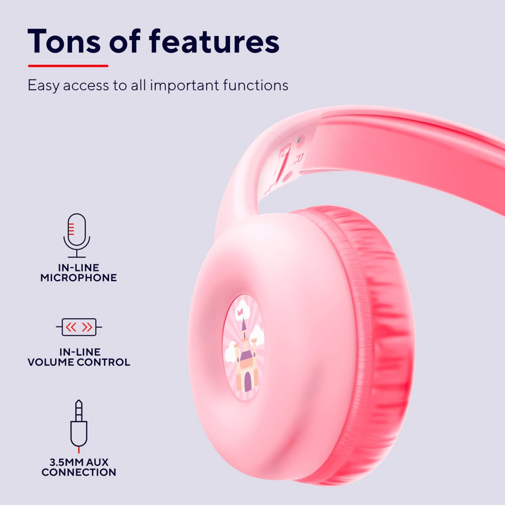 Навушники Trust Nouna Pink (25277)