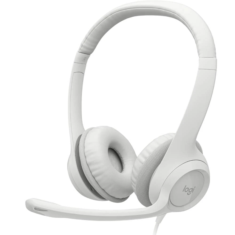 Гарнітура Logitech USB H390 (981-001286) White 