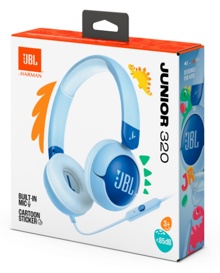 Гарнітура JBL JR320 Blue (JBLJR320BLU) 