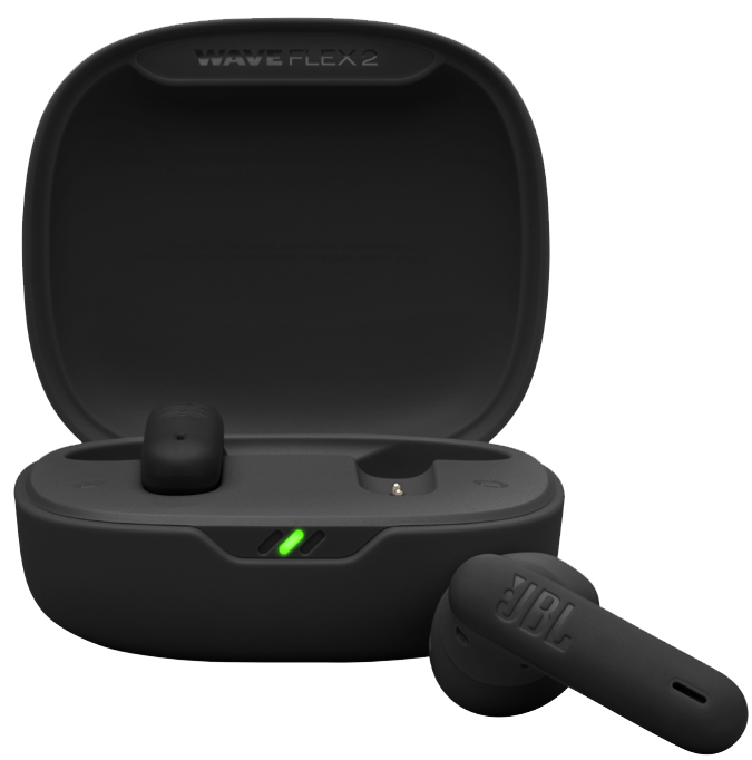 Гарнітура JBL WAVE FLEX 2 Black (JBLWFLEX2BLK) 