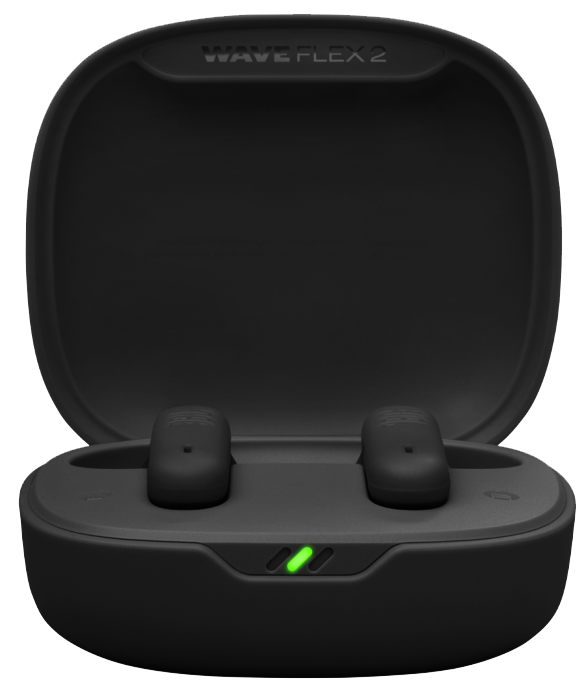 Гарнітура JBL WAVE FLEX 2 Black (JBLWFLEX2BLK) 