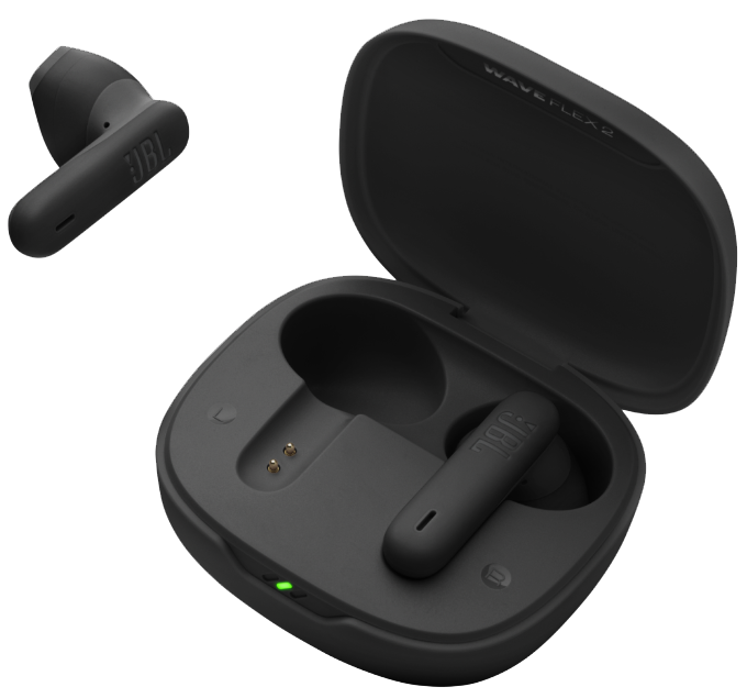Гарнітура JBL WAVE FLEX 2 Black (JBLWFLEX2BLK) 