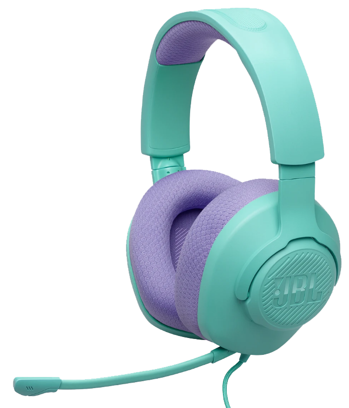 Гарнітура JBL QUANTUM 100M2 Cyan (JBLQTUM100M2CYN)